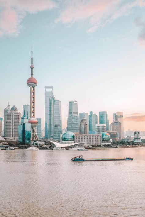 Shanghai Skyline with Oriental Pearl Tower